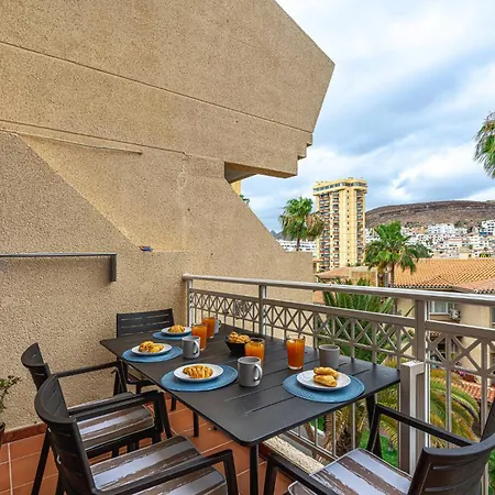 Cristianos - San Telmo Piscina Y Vistas Al Mar 3 Арона